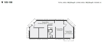 105 W Torrance Blvd, Redondo Beach, CA à louer Plan d’étage- Image 2 de 6