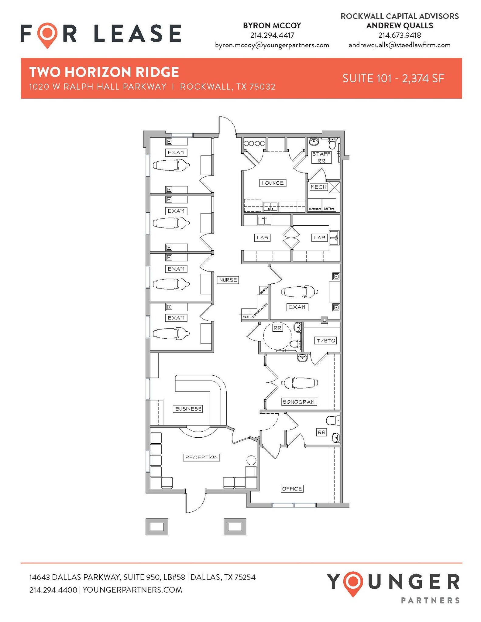 1020 W Ralph Hall Pky, Rockwall, TX for lease Floor Plan- Image 1 of 1