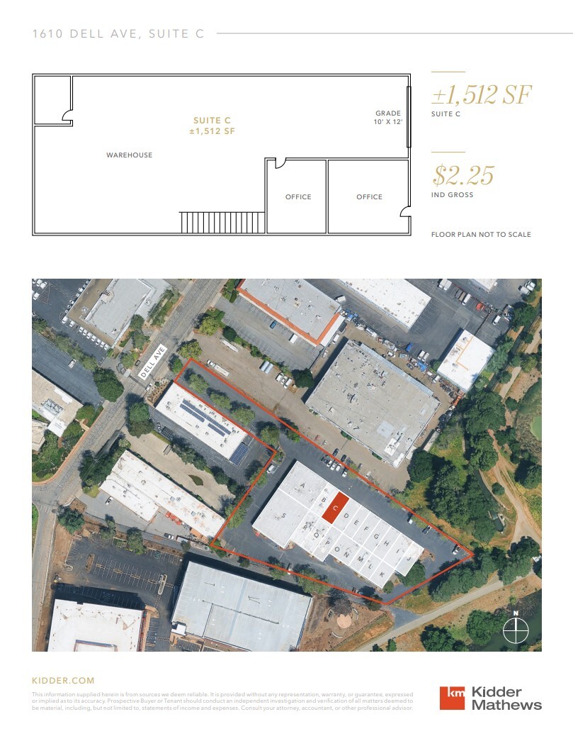 1610 Dell Ave, Campbell, CA for lease Floor Plan- Image 1 of 1