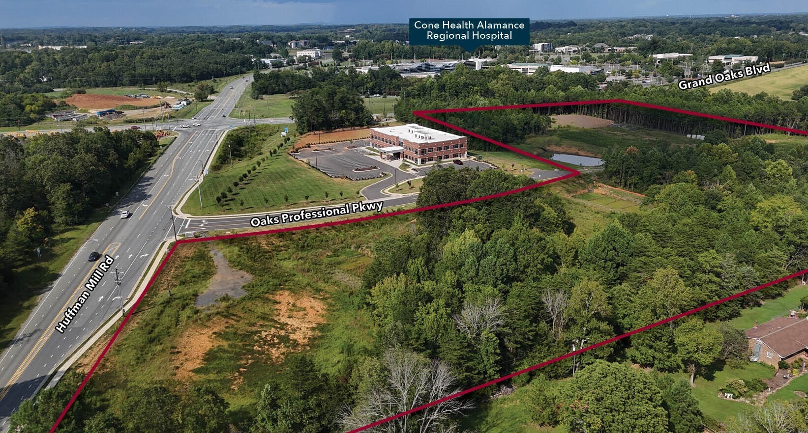 Grand Oaks Boulevard, Burlington, NC for sale Aerial- Image 1 of 4
