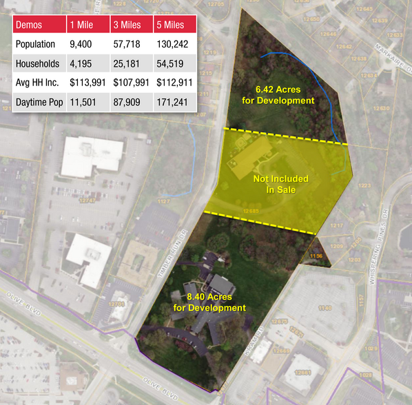 12685 Olive Blvd, Saint Louis, MO à vendre - Plan de site - Image 1 de 2