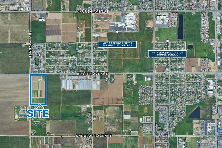 317 W Jensen Ave, Fresno, CA for sale - Aerial - Image 1 of 1