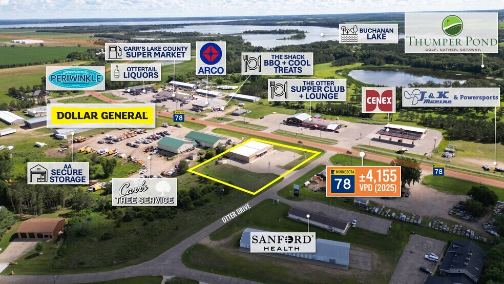 100 Otter Dr, Ottertail, MN à vendre - Photo du bâtiment - Image 1 de 1