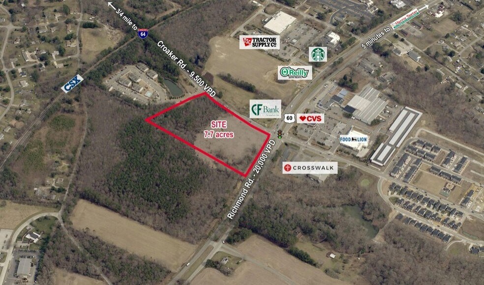 7605 Croaker Rd, Williamsburg, VA à vendre - Photo du bâtiment - Image 2 de 2