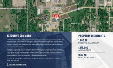 1140 N Main St, Paris, TX - Aerial map view - Image1