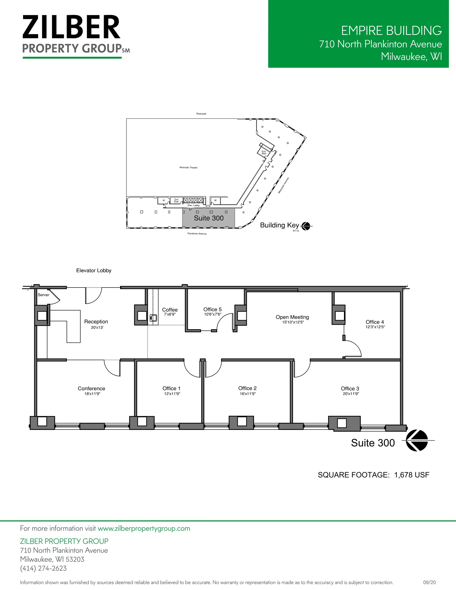 710 N Plankinton Ave, Milwaukee, WI à louer Plan de site- Image 1 de 6