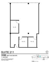 3155 W Big Beaver Rd, Troy, MI for lease Floor Plan- Image 1 of 1