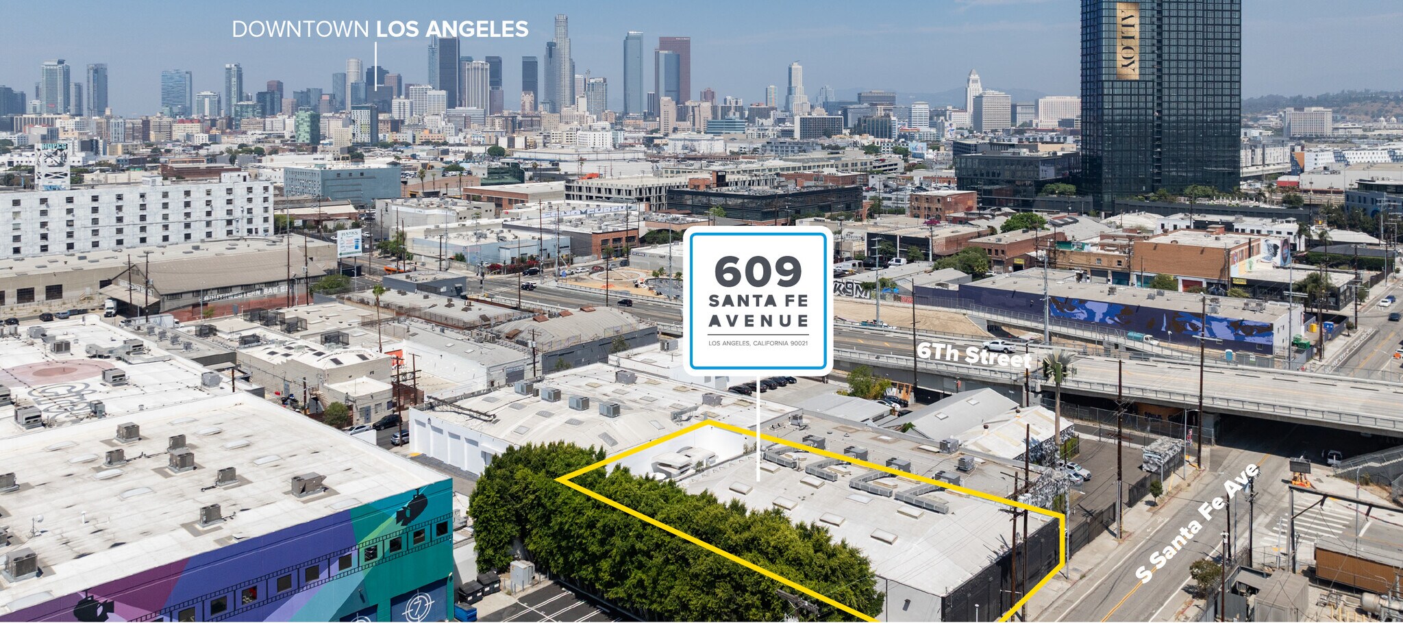 609 S Santa Fe Ave, Los Angeles, CA à vendre Aérien- Image 1 de 19