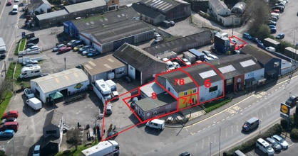 Trevanson St, Wadebridge, CON - Aérien  Vue de la carte