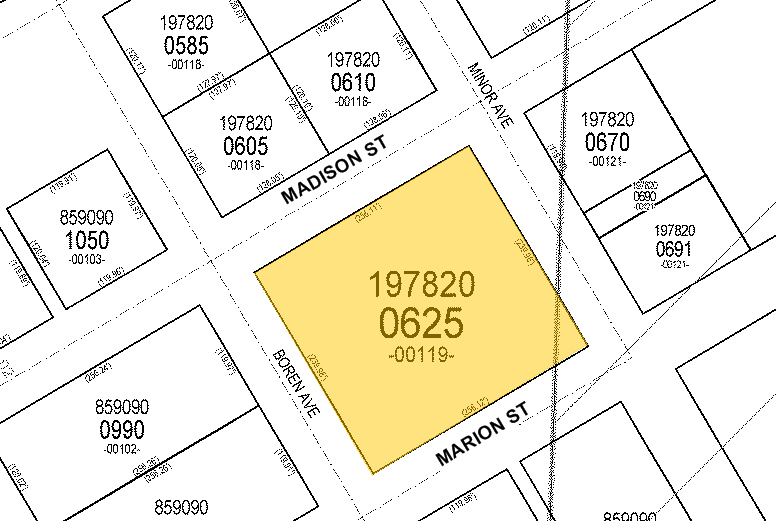 1101 Madison St, Seattle, WA à louer - Plan cadastral - Image 2 de 3