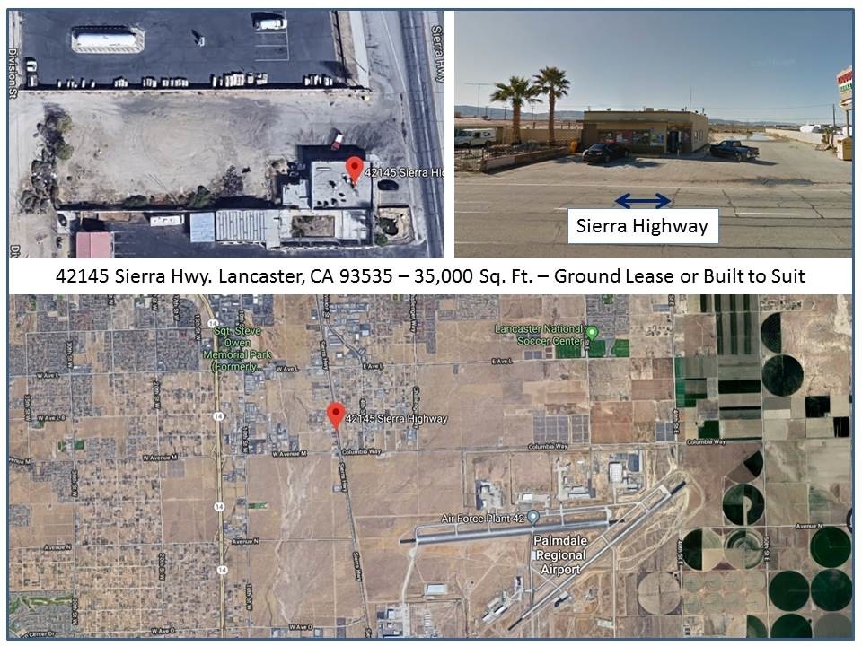 42145 Sierra Hwy, Lancaster, CA for lease Primary Photo- Image 1 of 2