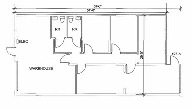 13663 Jupiter Rd, Dallas, TX à louer Plan d’étage- Image 2 de 8