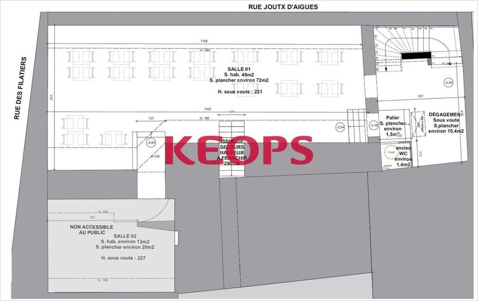 9 Rue Joutx Aigues, Toulouse for lease - Floor Plan - Image 3 of 16