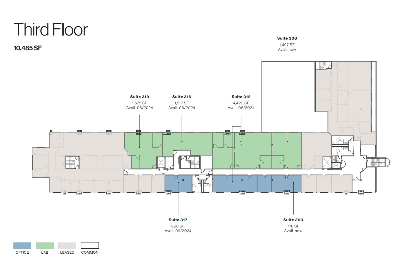 3030 Bunker Hill St, San Diego, CA à louer Plan d  tage- Image 1 de 1