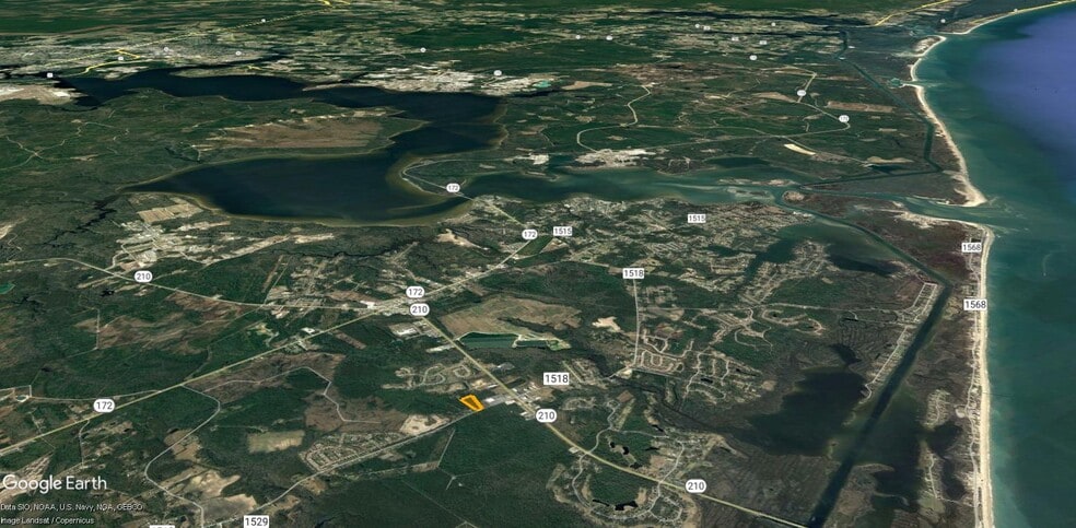 945 Old Folkstone, Sneads Ferry, NC for sale - Aerial - Image 3 of 3