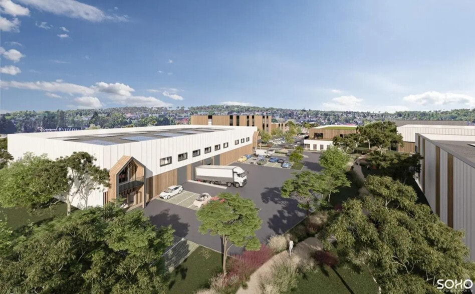 Local d'activités dans Ézanville à vendre - Aérien - Image 3 de 5