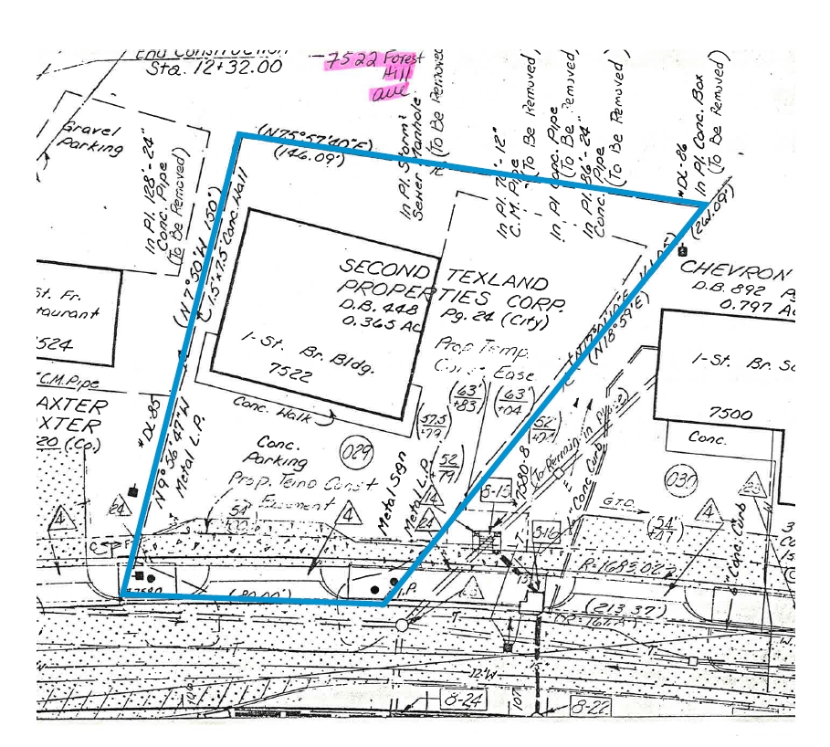 7522 Forest Hill Ave, Richmond, VA à vendre Plan cadastral- Image 1 de 1