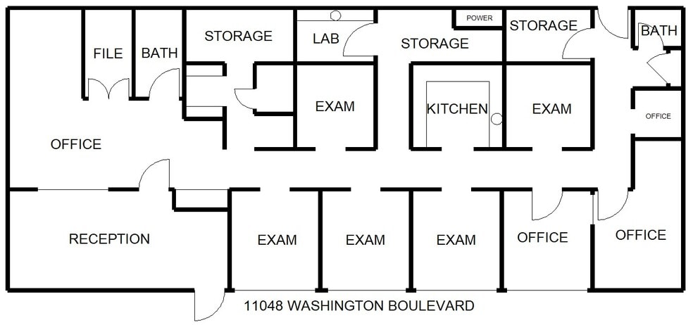 11036-11046 Washington Blvd, Whittier, CA for lease - Floor Plan - Image 2 of 22