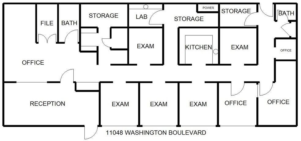 11036-11046 Washington Blvd, Whittier, CA à louer - Plan d’étage - Image 2 de 22
