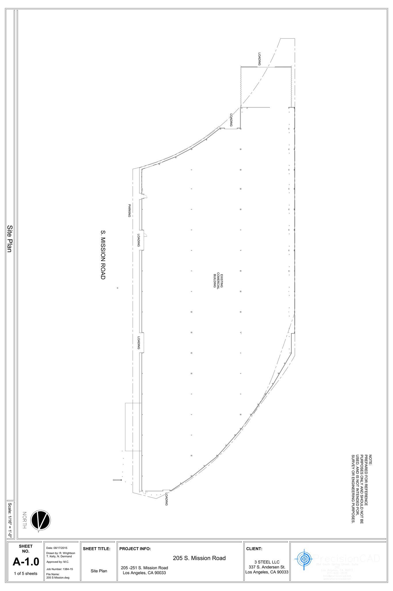 205 S Mission Rd, Los Angeles, CA for lease Site Plan- Image 1 of 2