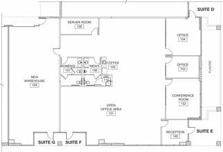 11065 Knott Ave, Cypress, CA à louer Plan d’étage- Image 2 de 2