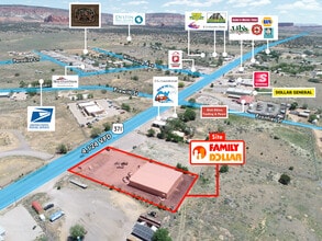 70 NM-371, Thoreau, NM - Aérien Vue de la carte - Image1