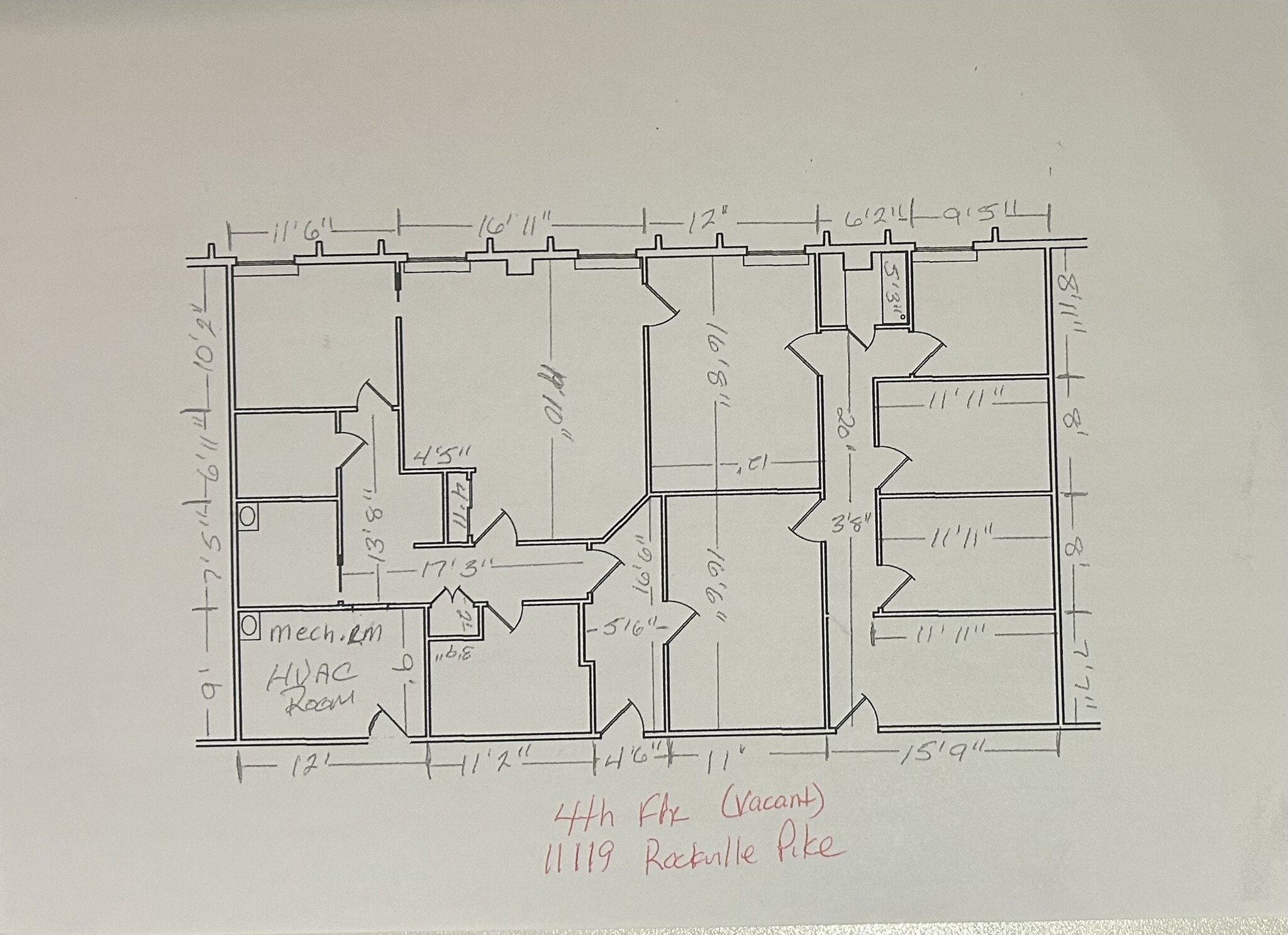 11119 Rockville Pike, Rockville, MD for lease Floor Plan- Image 1 of 1