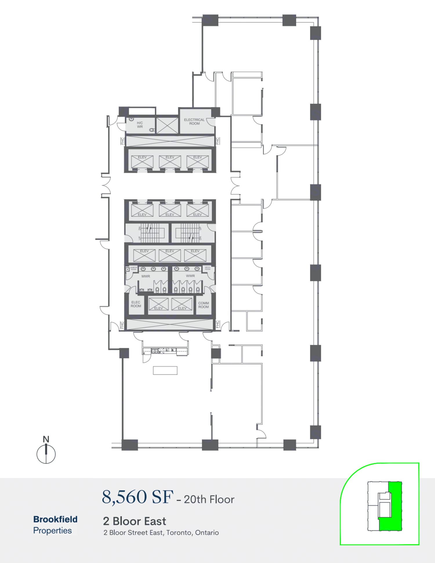 2 Bloor St E, Toronto, ON à louer Plan d’étage- Image 1 de 1