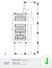 2 Bloor St E, Toronto, ON à louer Plan d’étage- Image 1 de 1