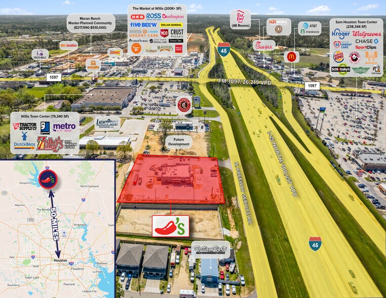 12700 Interstate 45 N, Willis, TX à vendre - Photo du bâtiment - Image 2 de 8