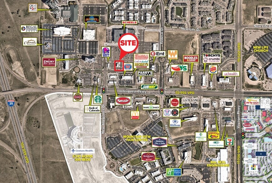 1220 Interquest Pky, Colorado Springs, CO for lease - Aerial - Image 2 of 2