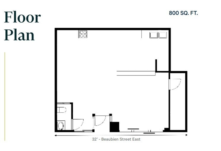 808-816 Rue Beaubien E, Montréal, QC for lease Floor Plan- Image 1 of 1