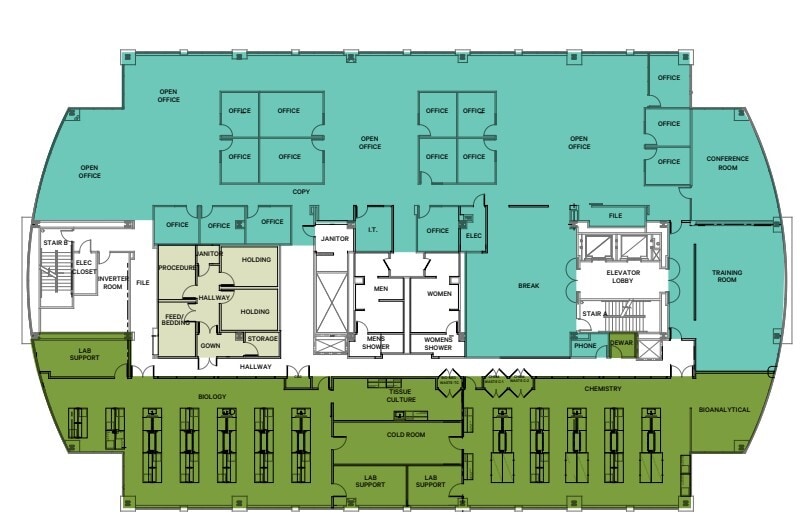 4000 Shoreline Ct, South San Francisco, CA à louer Plan d’étage- Image 1 de 1