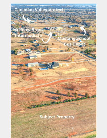 12929 SW 15th St, Yukon, OK for sale - Aerial - Image 2 of 6