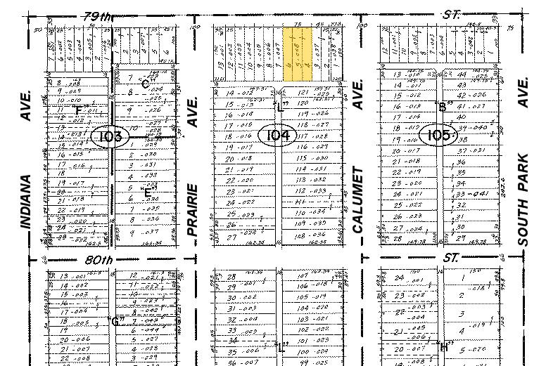 319-325 E 79th St, Chicago, IL for sale - Plat Map - Image 2 of 10