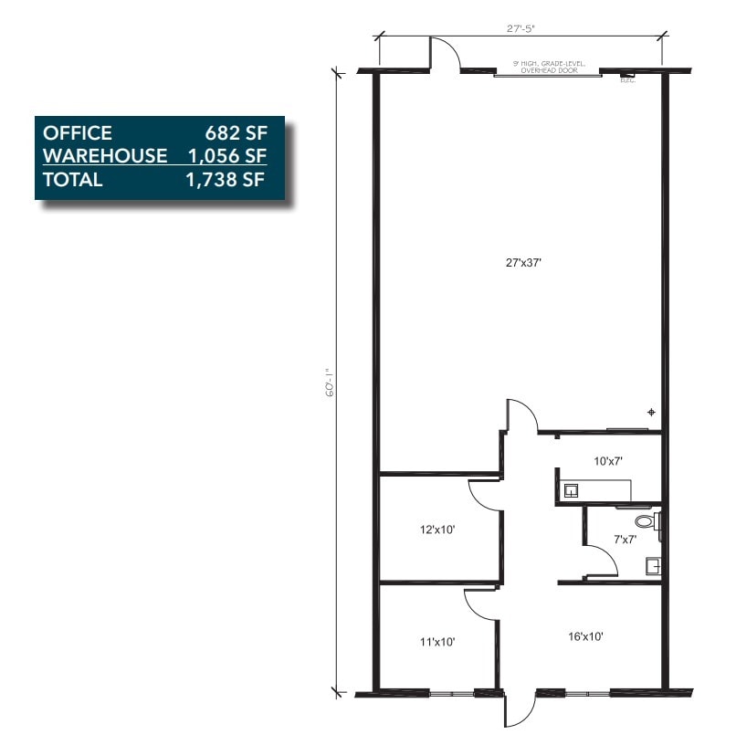 781 Station Dr, Arlington, TX à louer Plan d’étage- Image 1 de 1