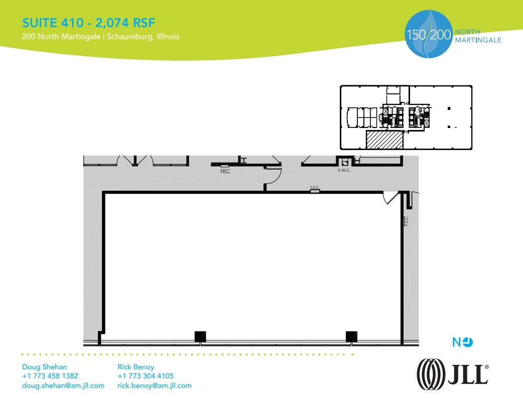 150 N Martingale Rd, Schaumburg, IL à louer Plan d  tage- Image 1 de 1