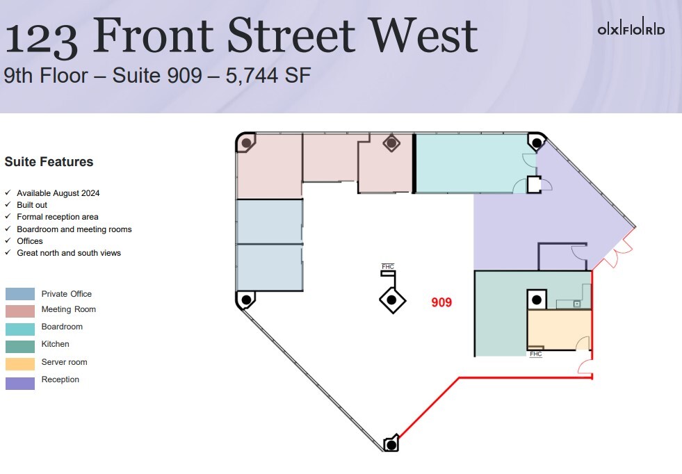 123 Front St W, Toronto, ON for lease Floor Plan- Image 1 of 1