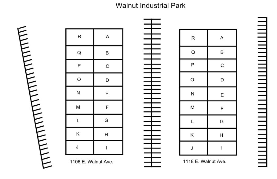 1106 E Walnut St, Santa Ana, CA for lease - Site Plan - Image 3 of 6