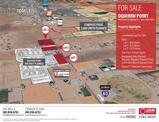 More details for 3400 N & Highway 36, Erda, UT - Land for Sale