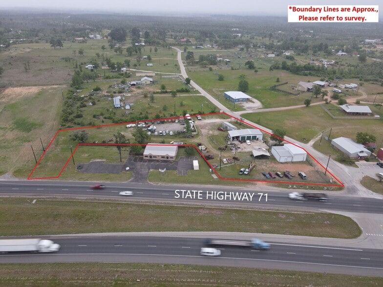 952 E Highway 71, Bastrop, TX for lease - Aerial - Image 2 of 14