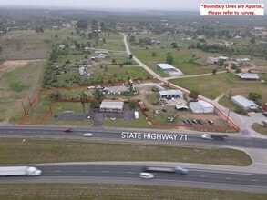952 E Highway 71, Bastrop, TX - Aérien Vue de la carte - Image1
