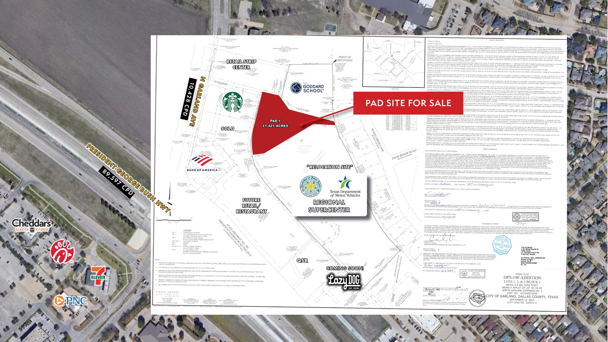 SH 190 and N. Garland Ave., Garland, TX for sale Primary Photo- Image 1 of 12