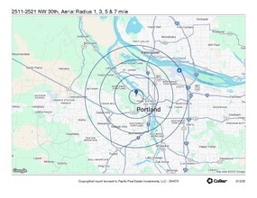 2511-2621 NW 30th Ave, Portland, OR - AÉRIEN Vue de la carte