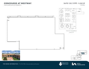 4700 W Sam Houston Pky N, Houston, TX à louer Plan d’étage- Image 1 de 1