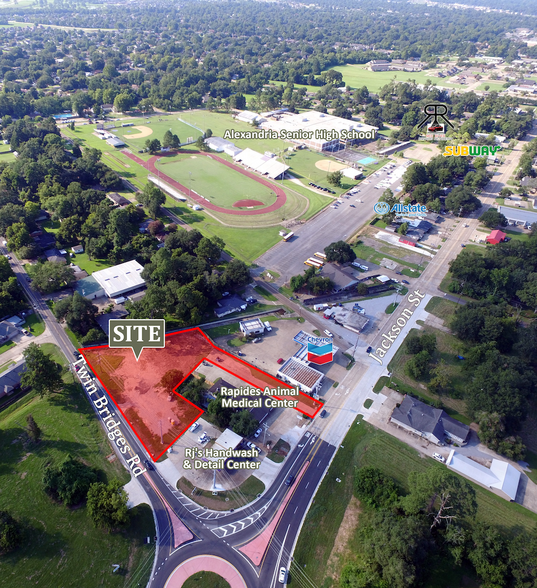 5994 Jackson St, Alexandria, LA for sale - Aerial - Image 2 of 2