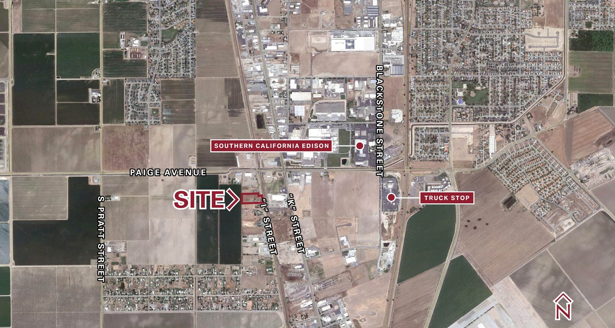 2967 S I St, Tulare, CA for sale Aerial- Image 1 of 3