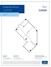 11777 Katy Fwy, Houston, TX à louer Plan de site- Image 2 de 2