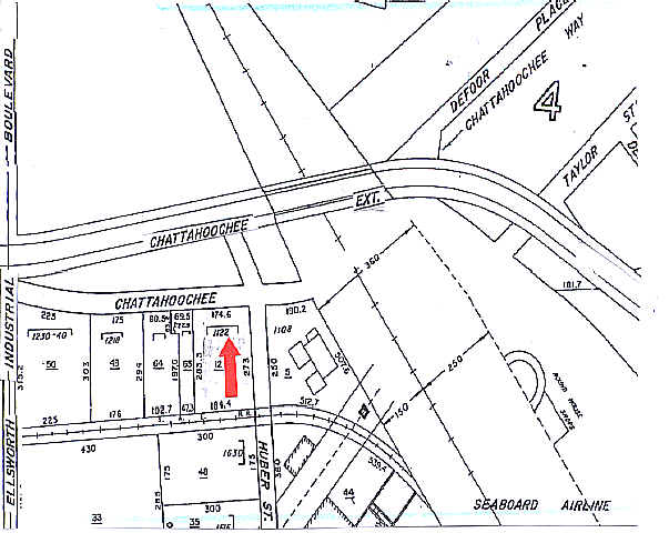 1122 Old Chattahoochee Ave NW, Atlanta, GA à louer - Plan cadastral - Image 2 de 11