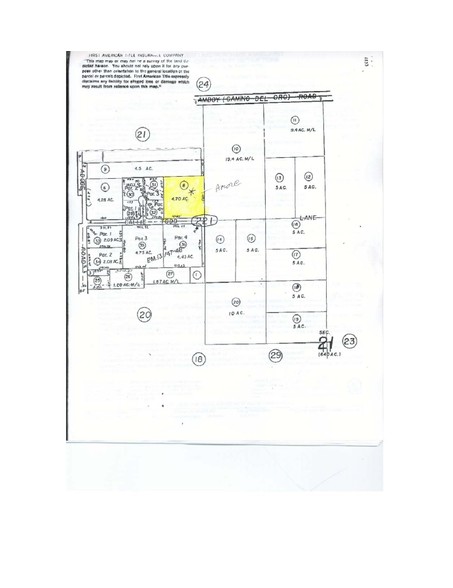 Calle Todd Ln, Twentynine Palms, CA for sale - Plat Map - Image 1 of 6